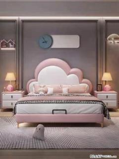 佛山大厂货，高质量仿真皮，实木床边，高密度海绵，带实木床板，全新包装，特价处理 - 张掖28生活网 zhangye.28life.com